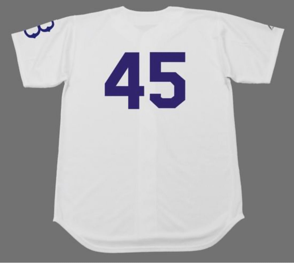 Johnny Podres Brooklyn Dodgers Official Baseball Majestic Jersey
