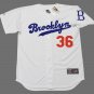 DON NEWCOMBE Brooklyn Dodgers Official Baseball Majestic Jersey