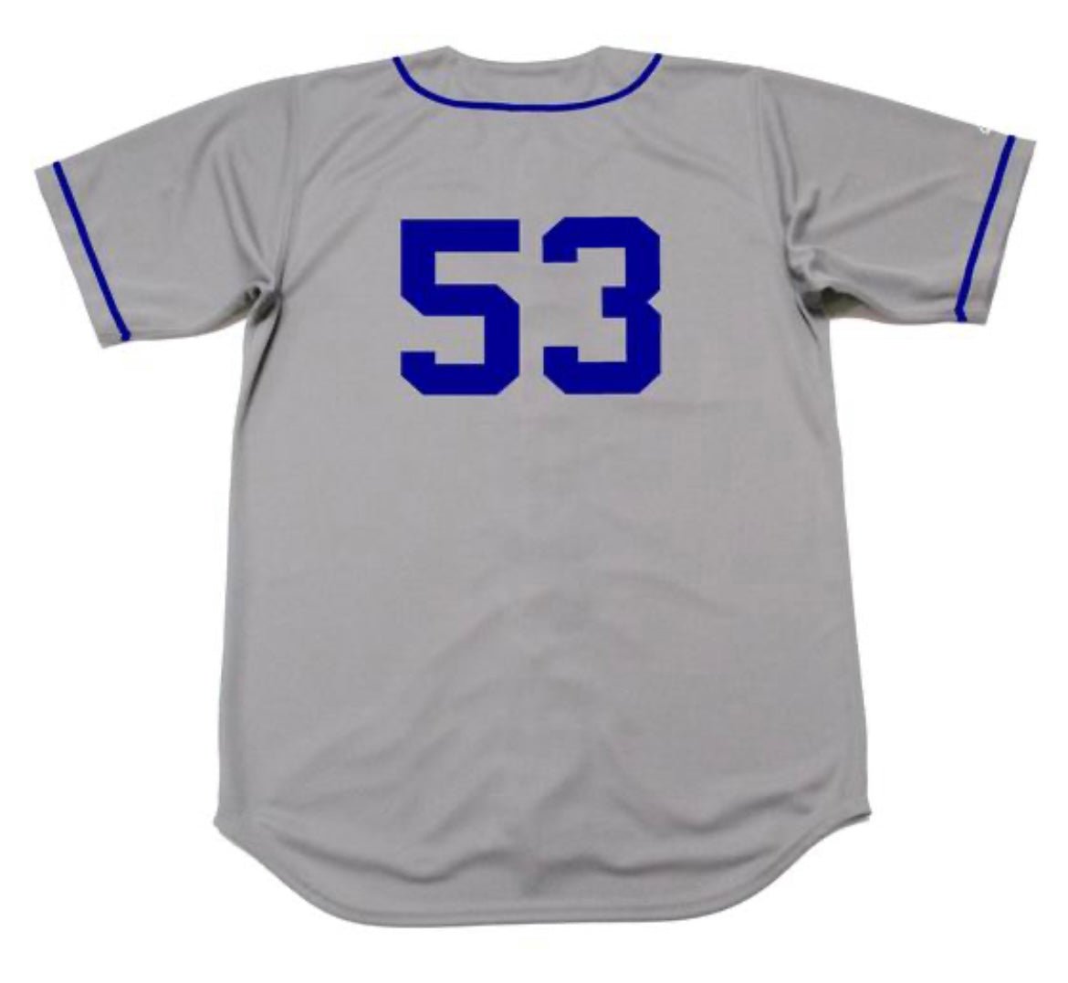 Don Drysdale Brooklyn Dodgers Official Baseball Majestic Jersey gray