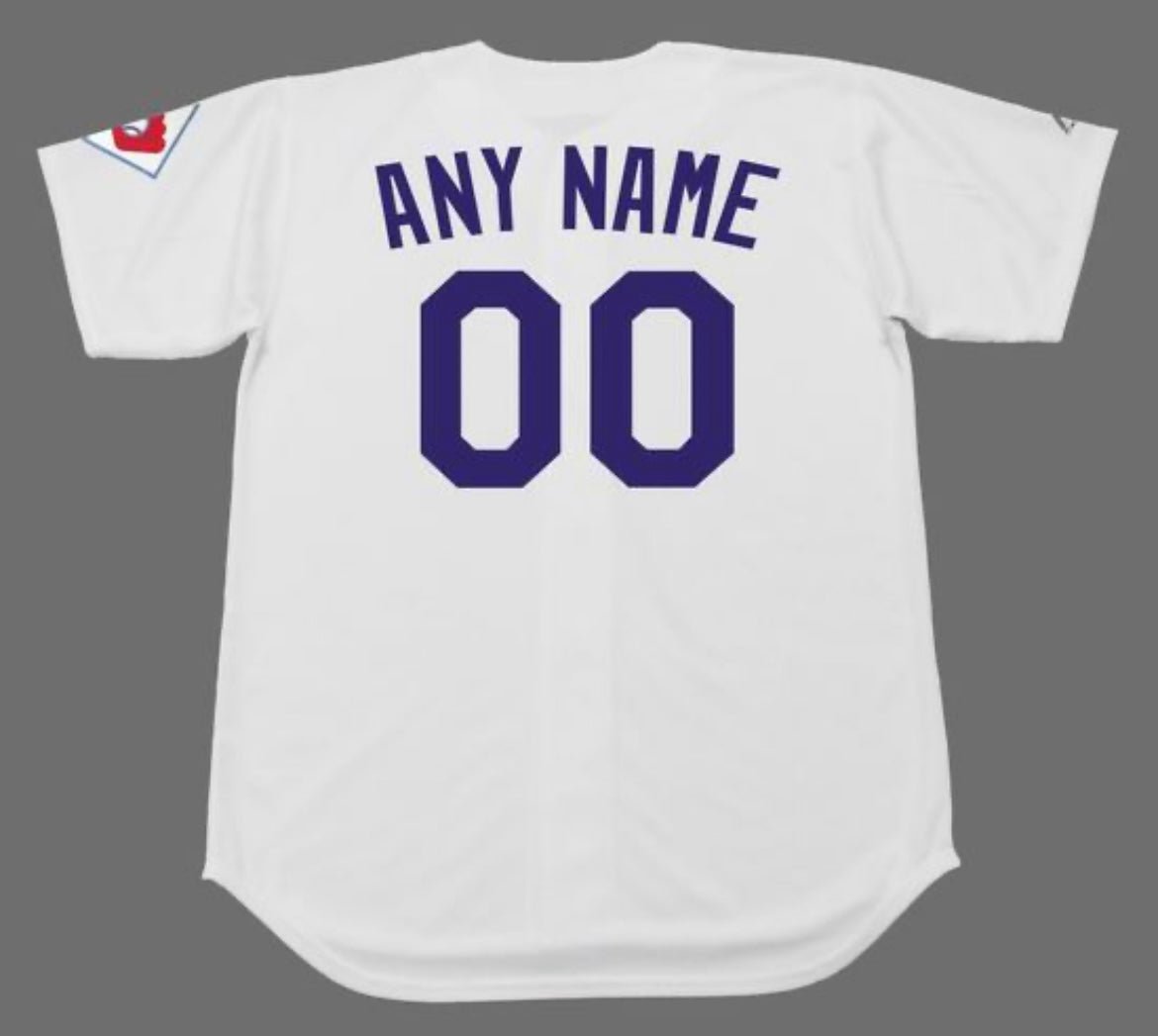 Any Name & Number Customized 1950&acirc;��s Brooklyn Dodgers Official Baseball jersey Majestic