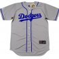 Any Name & Number Customized Brooklyn Dodgers Official Baseball jersey Majestic gray