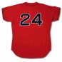 Manny Ramirez Boston Red Sox Official Baseball Majestic Jersey Red