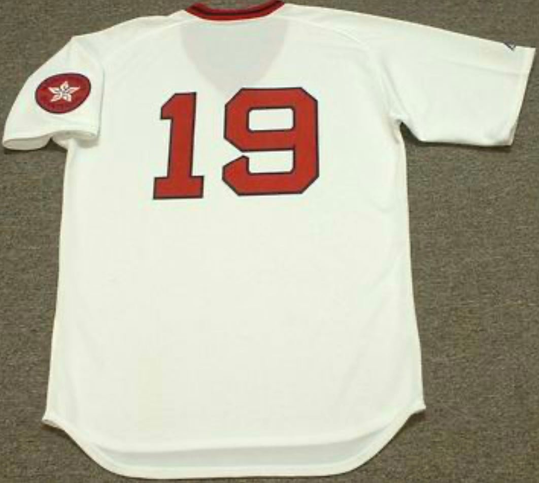 Fred Lynn 1975 Boston Red Sox Official Baseball Majestic Jersey