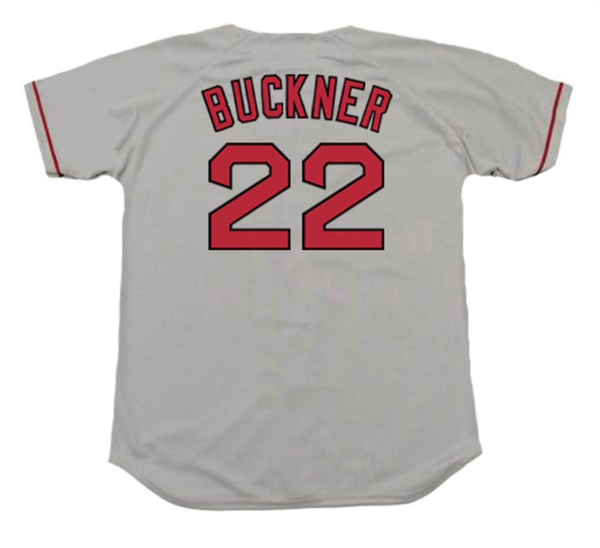 Bill Buckner 1990 Boston Red Sox Official Baseball Majestic Jersey Gray