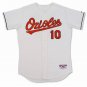 Miguel Tejada Baltimore Orioles Official Baseball Majestic Jersey white