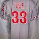 Cliff Lee Philadelphia Phillies Official Baseball Majestic jersey gray
