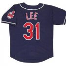 Cliff Lee Cleveland Indians Official Baseball Majestic jersey Blue