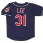 Cliff Lee Cleveland Indians Official Baseball Majestic jersey Blue