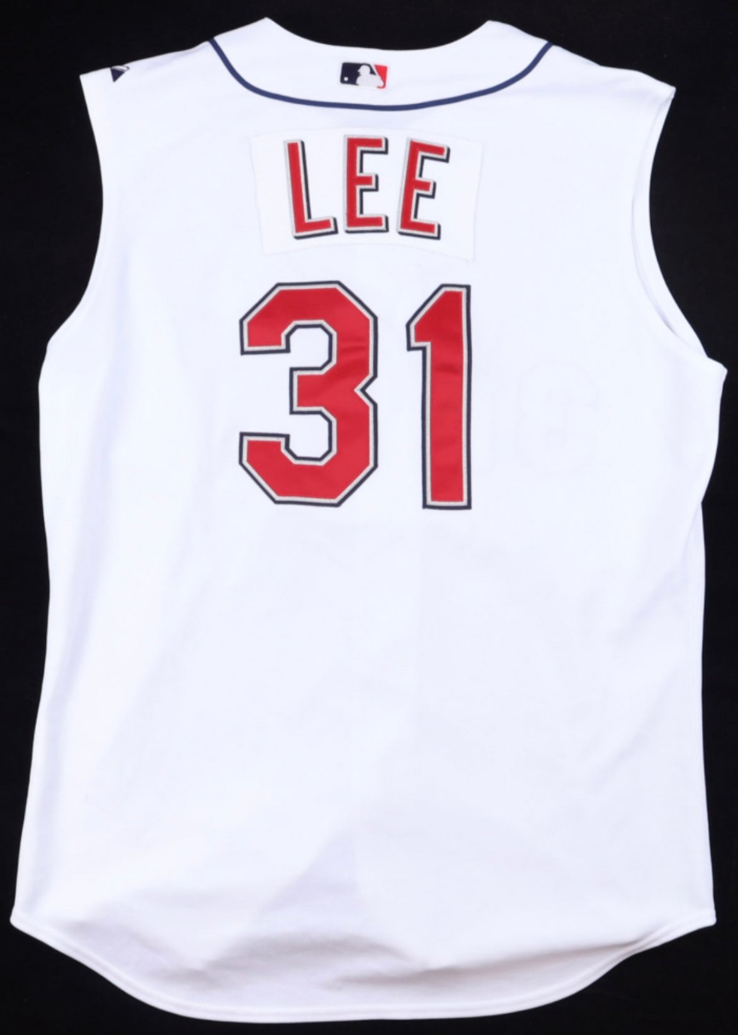 Cliff Lee Cleveland Indians Official Baseball Majestic jersey