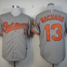 Manny Machado Baltimore Orioles Official Baseball jersey Majestic Gray