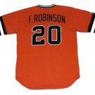 Frank Robinson 1971 Baltimore Orioles Official Baseball Majestic Jersey Orange