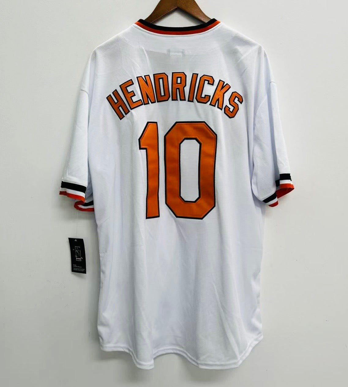 Elrod Hendricks Baltimore Orioles Official Baseball Majestic Jersey
