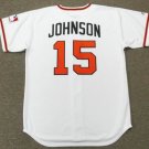 Davey Johnson Baltimore Orioles Official Baseball Majestic Jersey