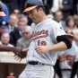 DAVE McNALLY 1969 Baltimore Orioles Official Baseball Majestic Jersey
