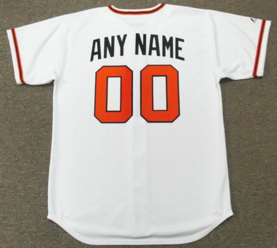 Any Name & Number Customized 1966 Baltimore Orioles Official Baseball jersey Majestic