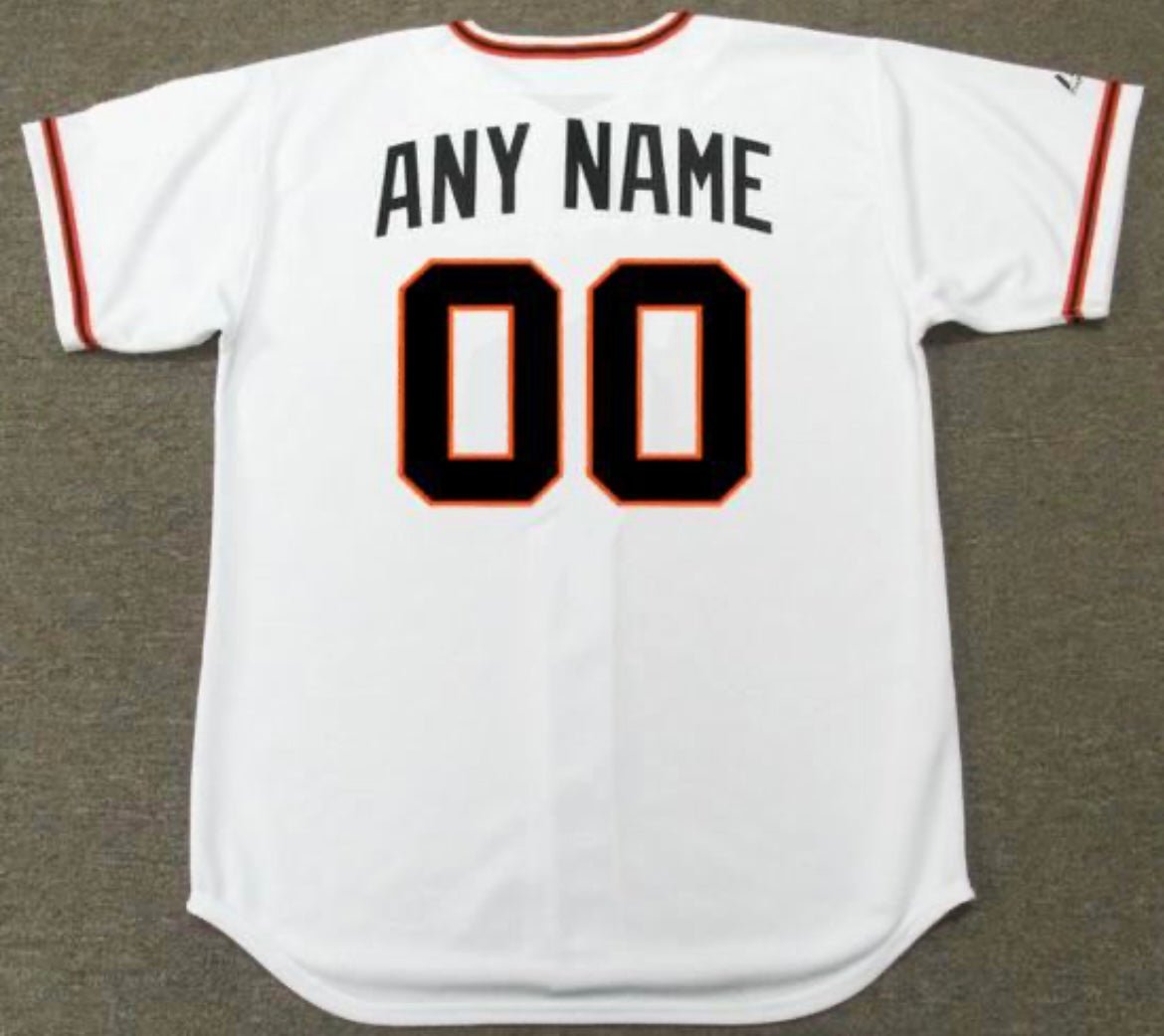 Any Name & Number Customized 1960&acirc;��s White Baltimore Orioles Official Baseball jersey Majestic