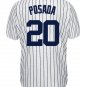 Jorge Posada New York Yankees Official Baseball Jersey White pinstripes