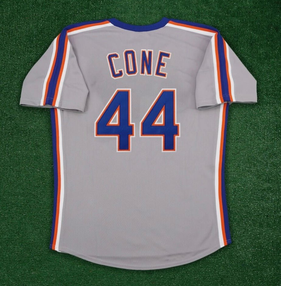 David Cone New York Mets Official Baseball Majestic Jersey