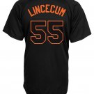 Tim Lincecum San Francisco Giants Official Baseball Majestic  Jersey