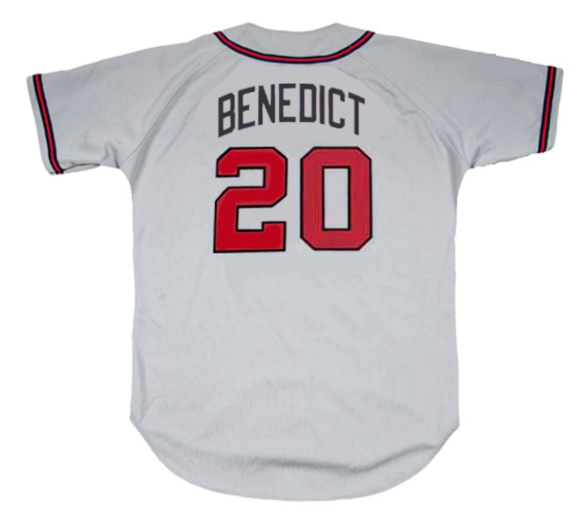 Bruce Benedict 1988 Atlanta Braves Official Baseball Majestic Jersey
