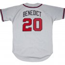 Bruce Benedict 1988 Atlanta Braves Official Baseball Majestic Jersey