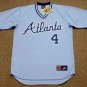 Biff Pocoroba 1982 Atlanta Braves Official Baseball Majestic Jersey