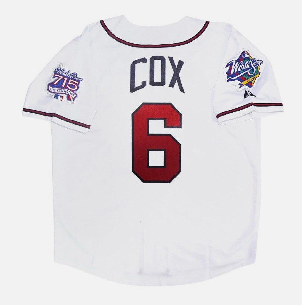 Bobby Cox Atlanta Braves Official Baseball Majestic Jersey Blue