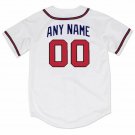 Any name & Number Custom 1990’s Atlanta Braves Official Baseball Majestic Jersey Gray
