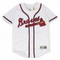 Any name & Number Custom 1990&acirc;��s Atlanta Braves Official Baseball Majestic Jersey Gray