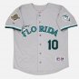 Gary Sheffield Florida Marlins 1997 Official Baseball Jersey Majestic gray