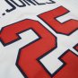 Andruw Jones Atlanta Braves Official Baseball Majestic Jersey white