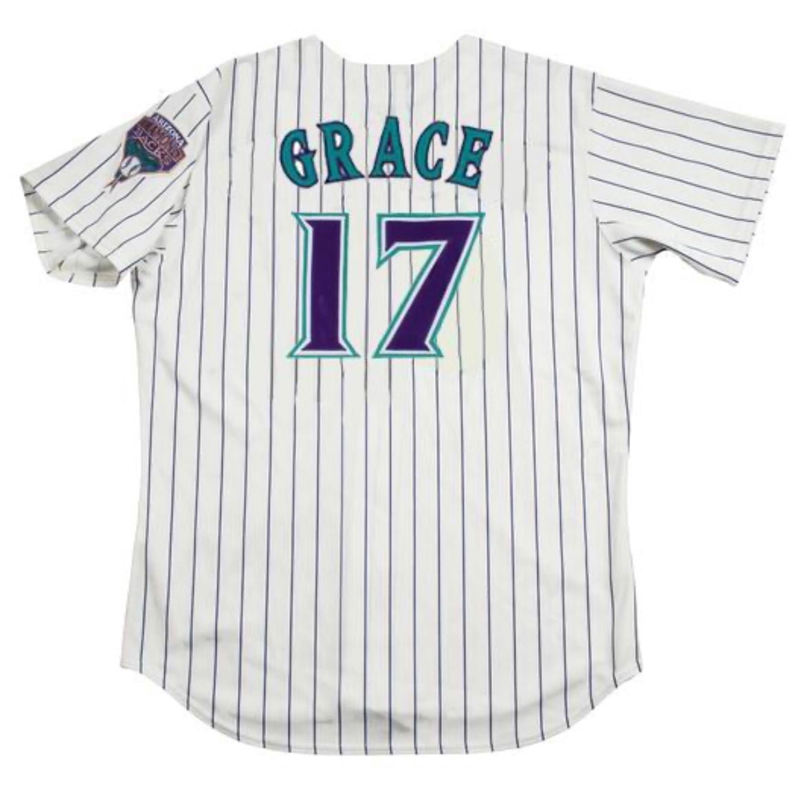 Mark Grace Arizona Diamondbacks Official Baseball Majestic Jersey