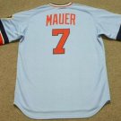 Joe Mauer Minnesota Twins Official Baseball Majestic retro Jersey