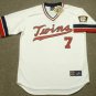Joe Mauer Minnesota Twins Official Baseball Majestic retro white Jersey