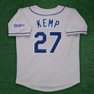 Matt Kemp Los Angeles Dodgers Official Baseball Majestic Jersey gray