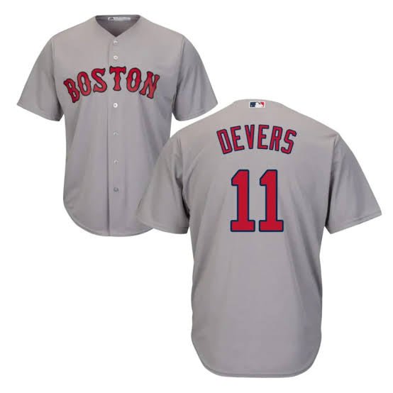 Rafael Devers Boston Red Sox Official Baseball Jersey Gray