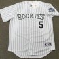 Luis Gonzalez Colorado Rockies Official Baseball Majestic Jersey