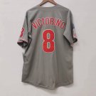 Shane Victorino Philadelphia Phillies Jersey 2008 World Series gray