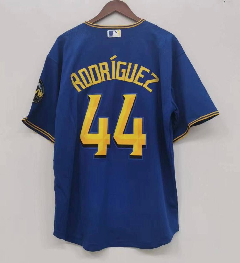Julio Rodr&Atilde;&shy;guez Seattle Mariners Jersey Blue