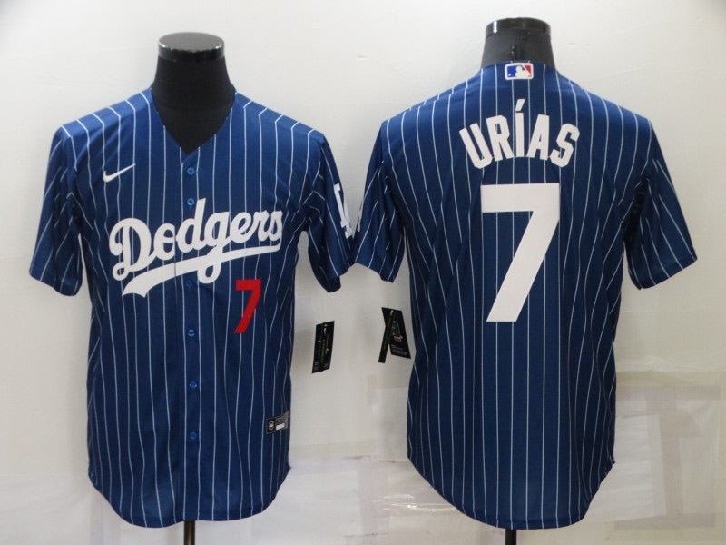 Julio Ur&Atilde;&shy;as Los Angeles Dodgers Official Baseball Jersey blue