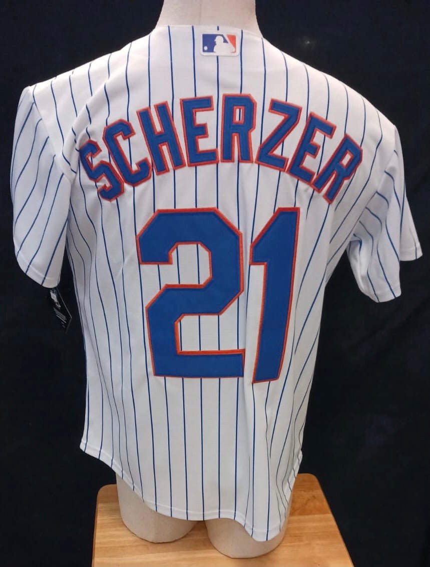 Max Scherzer New York Mets Jersey White