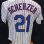 Max Scherzer New York Mets Jersey White