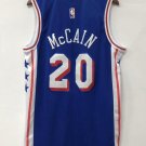 Jared McCain Philadelphia 76ers Official Basketball Jersey Blue