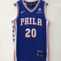 Jared McCain Philadelphia 76ers Official Basketball Jersey Blue