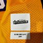 Kobe Bryant Los Angeles Lakers Jersey Yellow Classic Authentics