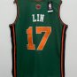 Jeremy Lin New York Knicks Official Basketball Jersey green St. Patrick&acirc;��s Day