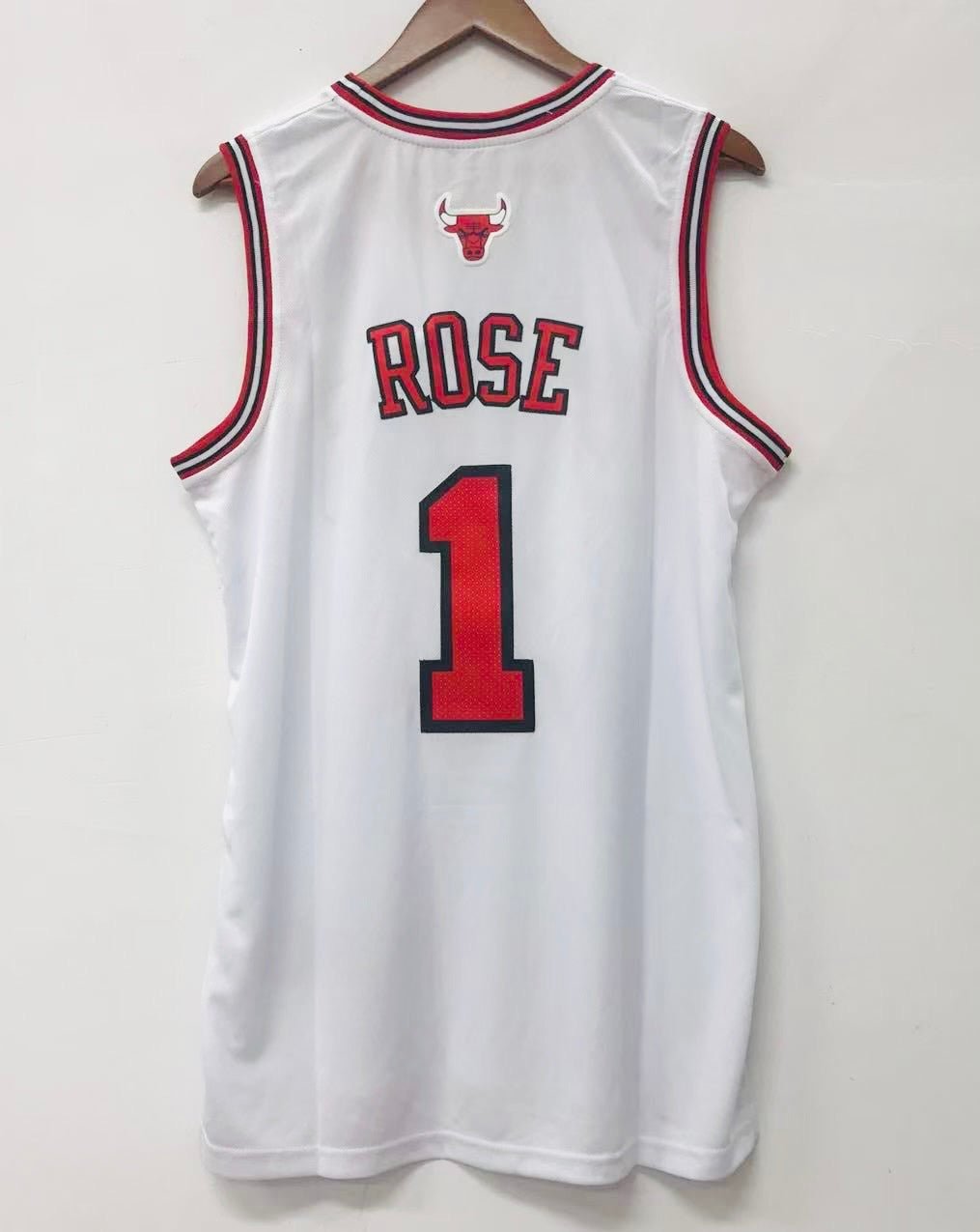 Derrick Rose Chicago Bulls Official Basketball Jersey White