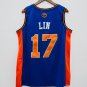 Jeremy Lin New York Knicks Official Basketball Jersey blue