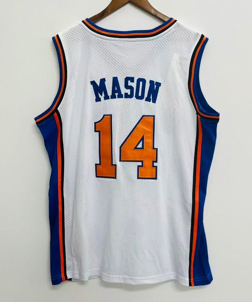 Anthony Mason New York Knicks Official Basketball Mitchell & Ness Jersey white