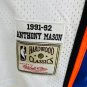 Anthony Mason New York Knicks Official Basketball Mitchell & Ness Jersey white